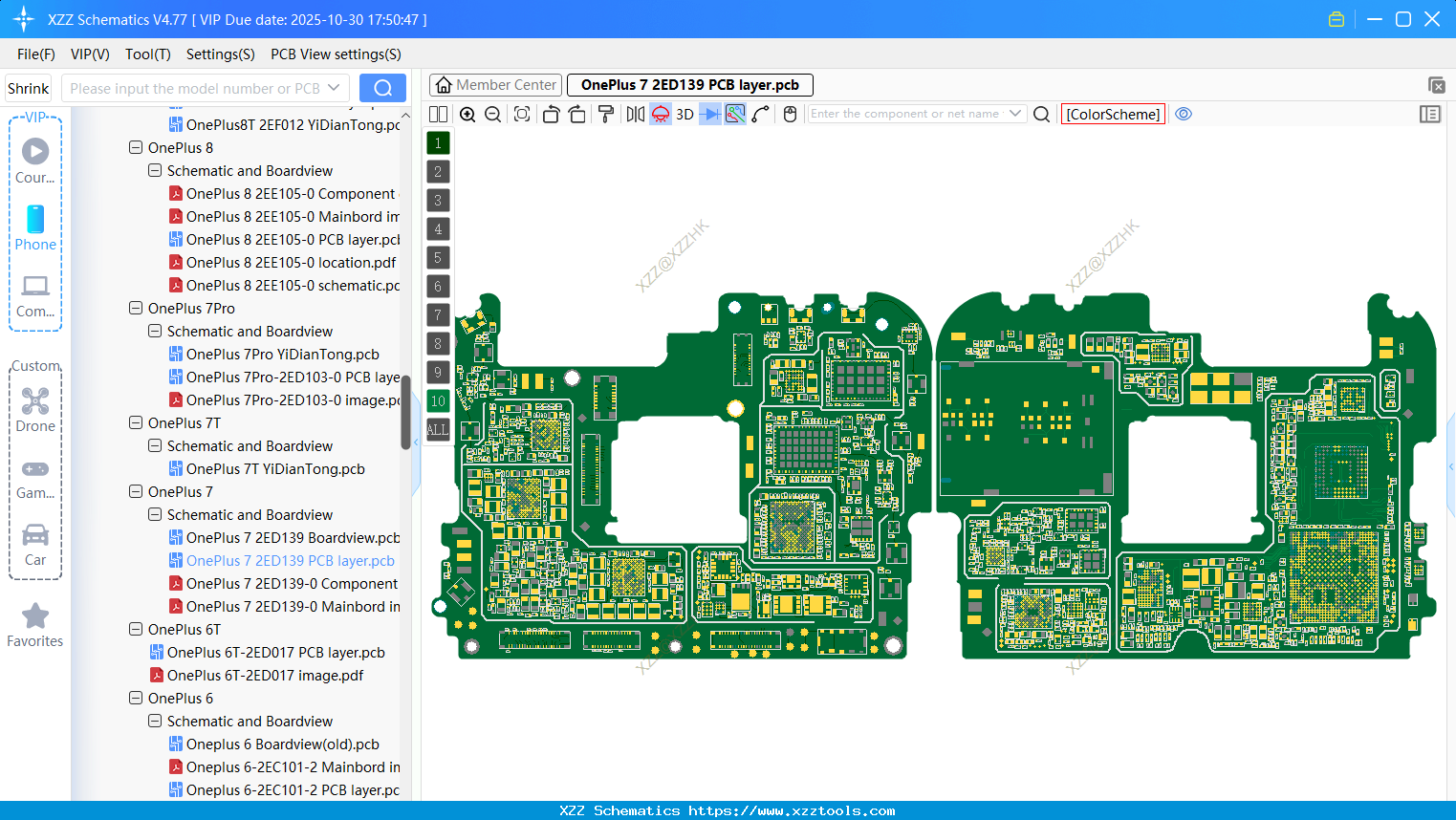 OnePlus 7 2ED139 PCB Layer